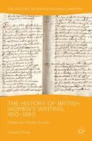 The History of British Women's Writing. Volume 3 1610-1690