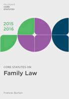 Core Statutes on Family Law 2015-16