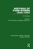 Writings of Farm Women, 1840-1940: An Anthology