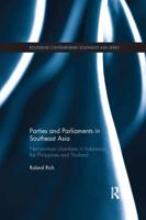 Parties and Parliaments in Southeast Asia: Non-Partisan Chambers in Indonesia, the Philippines and Thailand