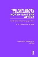 The Non-Bantu Languages of North-Eastern Africa Part 3