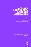 African Languages Volume 2 1976