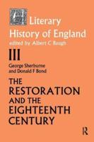 The Literary History of England. Vol. 3 The Restoration and Eighteenth Century (1660-1789)