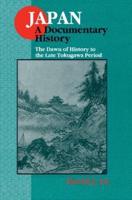 Japan Volume 1 The Dawn of History to the Late Eighteenth Century