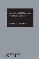 Political Science. Volume 63 2014