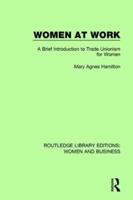 Women at Work: A Brief Introduction to Trade Unionism for Women
