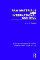 Raw Materials and International Control