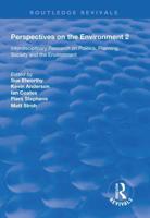 Perspectives on the Environment. Volume 2 Interdisciplinary Research Network on Environment and Society