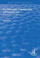 The Philosophy of Mathematics and Natural Laws