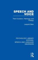 Speech and Voice