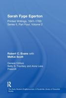 Sarah Fyge Egerton Volume 2