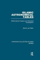 Islamic Astronomical Tables