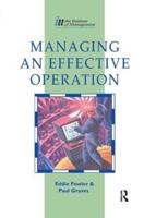 Managing an Effective Operation