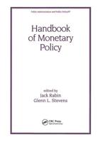 Handbook of Monetary Policy