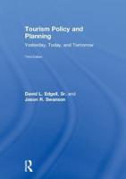Tourism, Policy and Planning