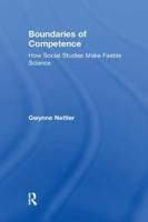 Boundaries of Competence