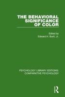 The Behavioral Significance of Color