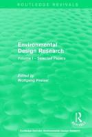 Environmental Design Research. Volume 1 Selected Papers