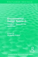 Environmental Design Research. Volume 2 Symposia and Workshops