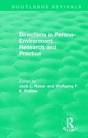 Directions in Person-Environment Research and Practice
