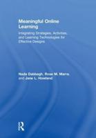Designing Meaningful Online Learning With Technology