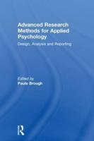 Advanced Research Methods for Applied Psychology