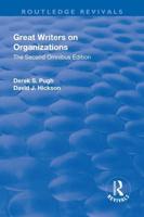 Great Writers on Organizations