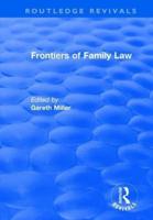 Frontiers of Family Law