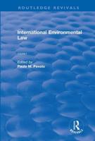 International Environmental Law. Volumes I and II