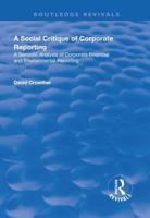 A Social Critique of Corporate Reporting