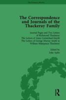 The Correspondence and Journals of the Thackeray Family Vol 1