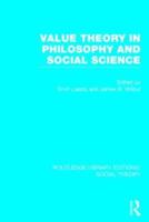 Value Theory in Philosophy and Social Science