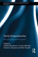 Family Entrepreneurship: Rethinking the research agenda