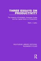 Three Essays on Productivity
