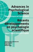 Advances in Psychological Science, Volume 2: Biological and Cognitive Aspects