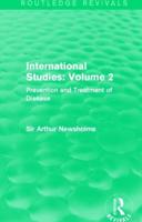 International Studies: Volume 2 (Routledge Revivals): Prevention and Treatment of Disease