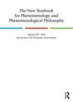 The New Yearbook for Phenomenology and Phenomenological Philosophy. Volume 14 The Philosophy of Jan Patocka