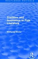 Tradition and Innovation in Folk Literature