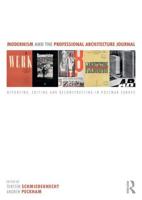 Modernism and the Professional Architecture Journal