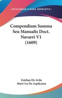 Compendium Summa Seu Manualis Doct. Navarri V1 (1609)