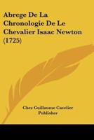 Abrege De La Chronologie De Le Chevalier Isaac Newton (1725)