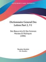 Dictionnaire General Des Lettres Part 2, V1