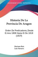 Historia De La Provincia De Aragon