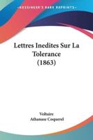 Lettres Inedites Sur La Tolerance (1863)