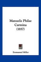 Manuelis Philae Carmina (1857)