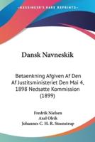 Dansk Navneskik