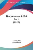 Das Johannes Schlaf Buch (1922)