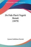 De Fide Flavii Vegetii Renati (1879)