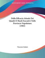 Della Efficacia Attuale Dei Quadri O Ruoli Esecutivi Nelle Provincie Napoletane (1903)