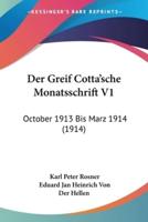 Der Greif Cotta'sche Monatsschrift V1